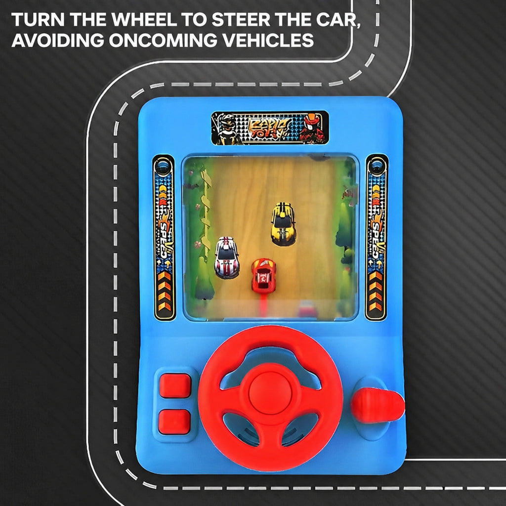 Racing Game Console Toy with Steering Wheel and Sounds - view 5