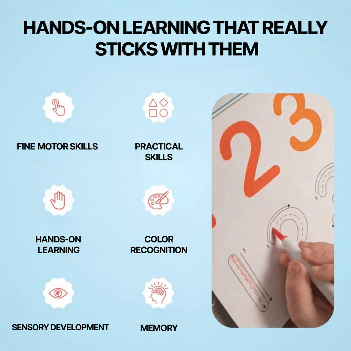 Reusable Preschool Activity Book with 30 Educational Themes - view 3