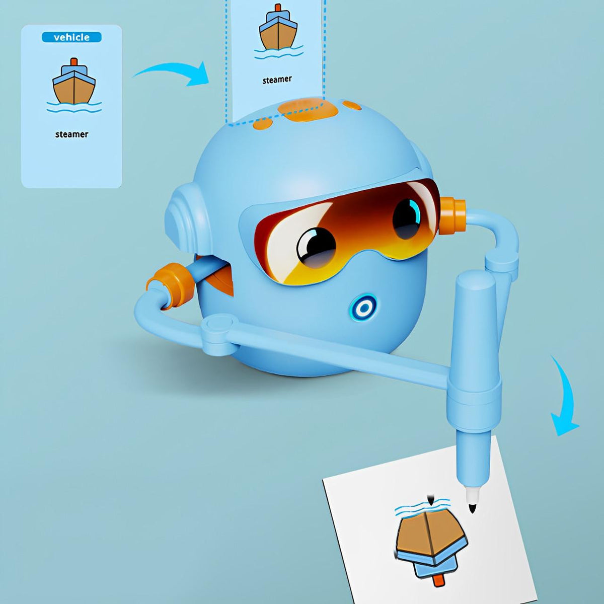 Drawing Robot for Kids with Interactive Learning Cards - view 9