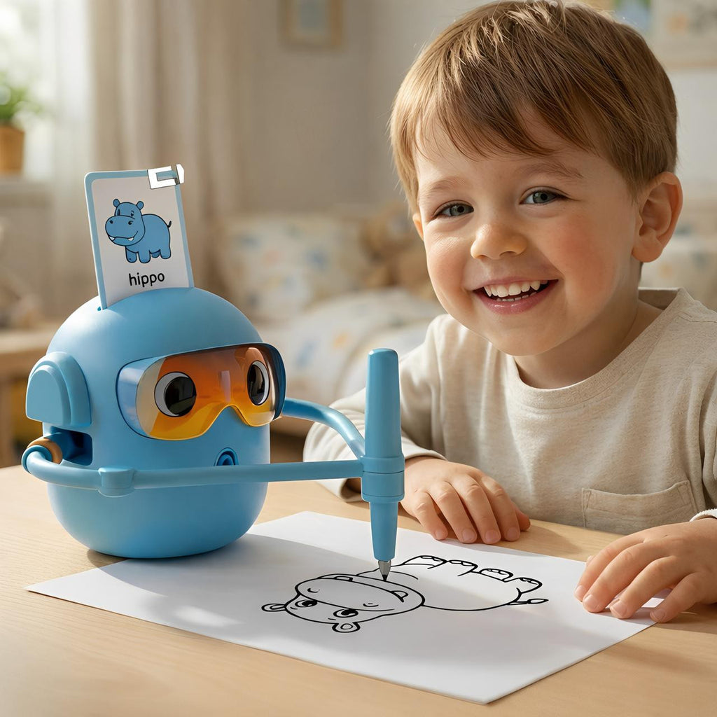 Drawing Robot for Kids with Interactive Learning Cards