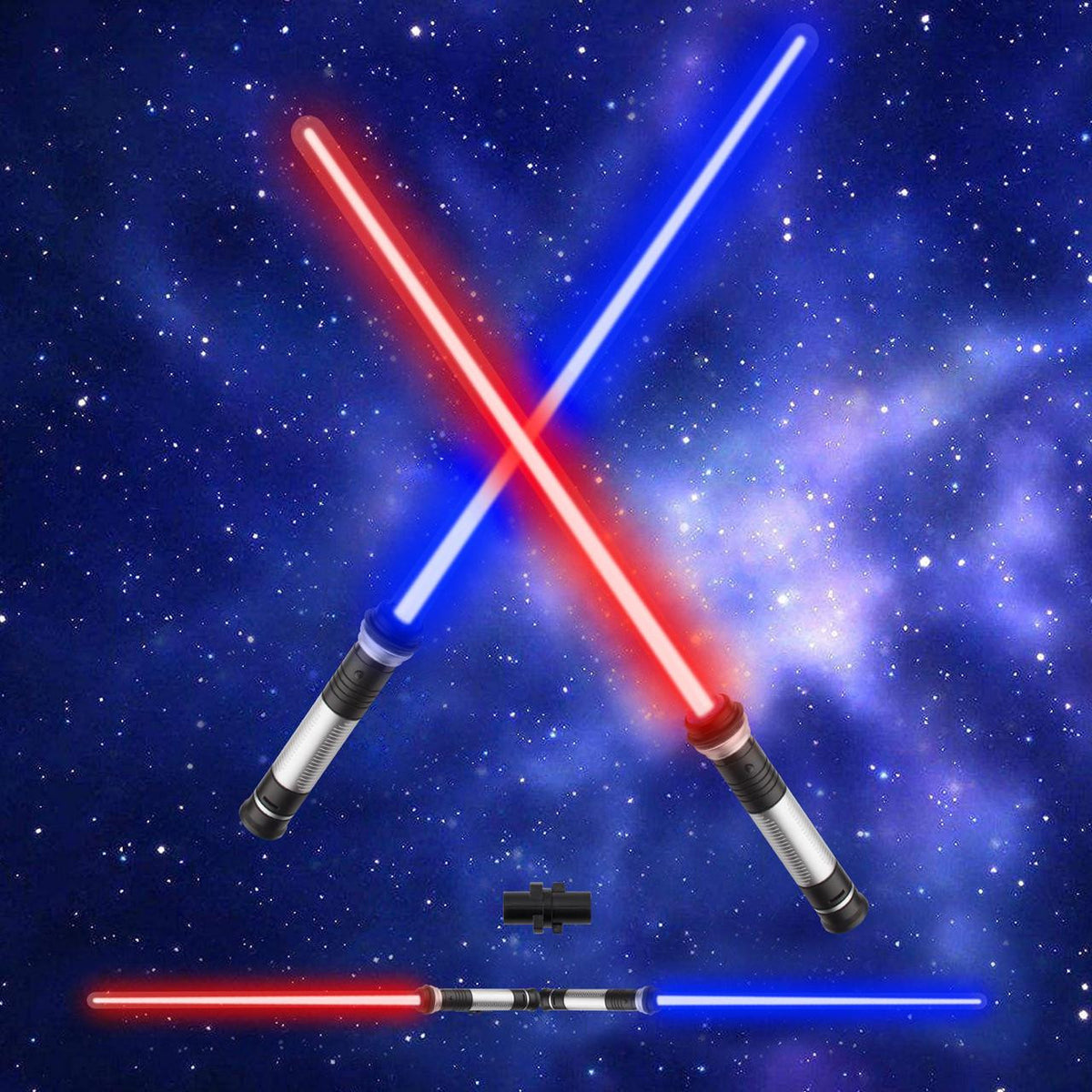 Double-Bladed LED Saber with Sound Effects and Color Change - view 9