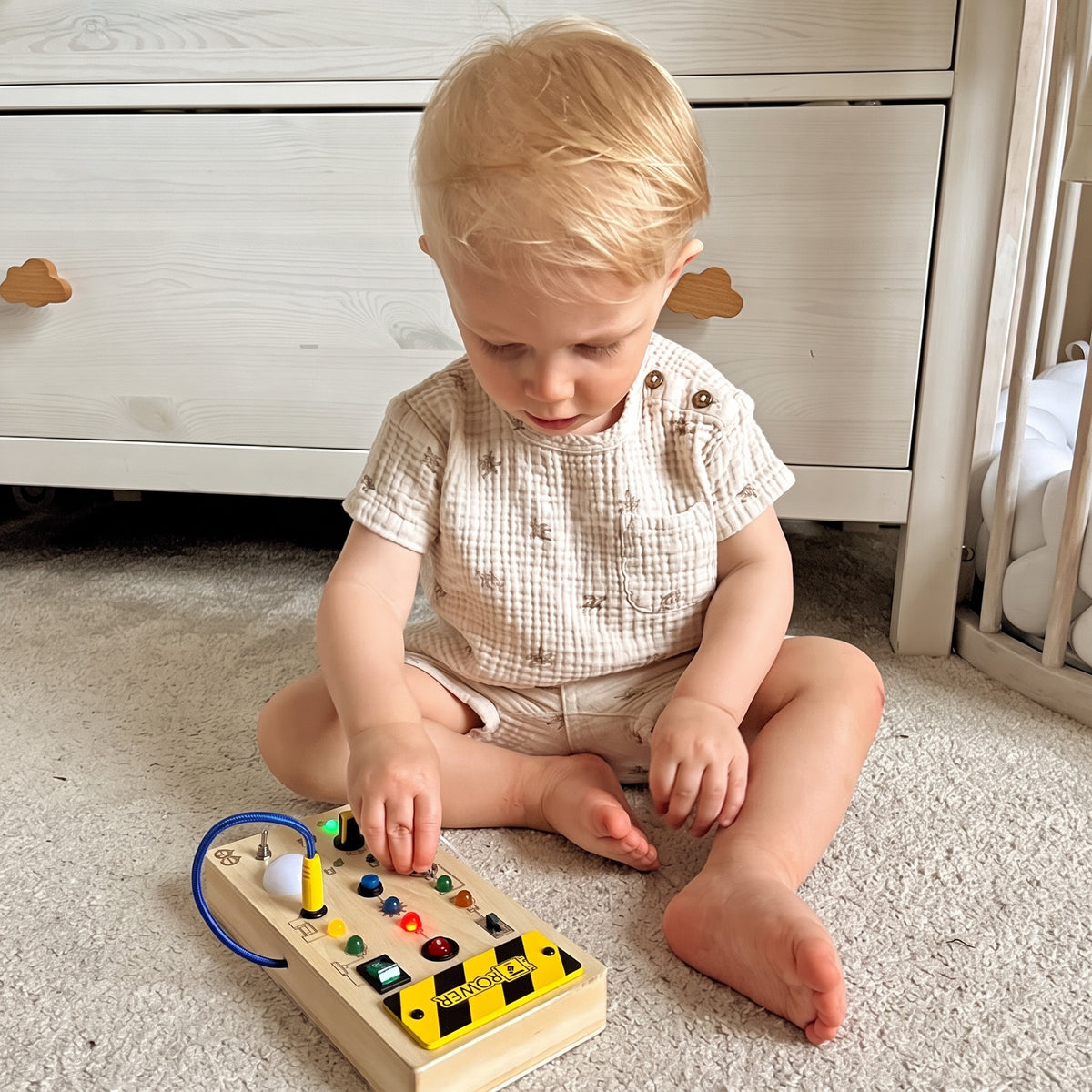 Montessori Wooden Switch Board