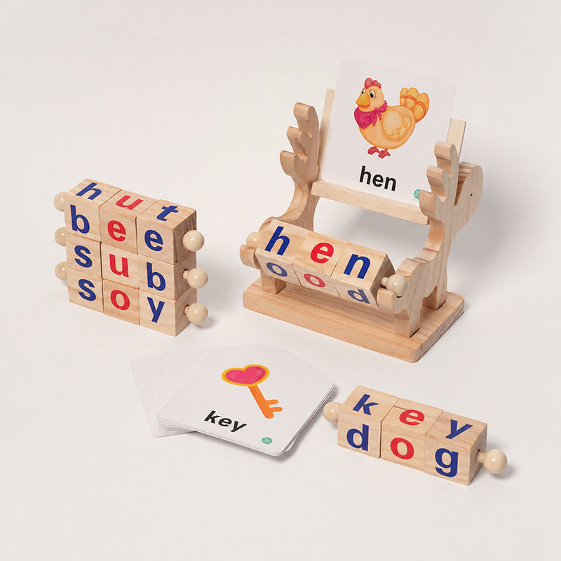 Montessori Spin and Spell Set