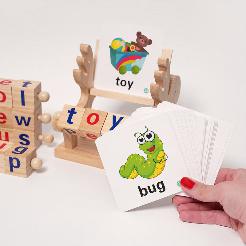 Montessori Spin and Spell Set