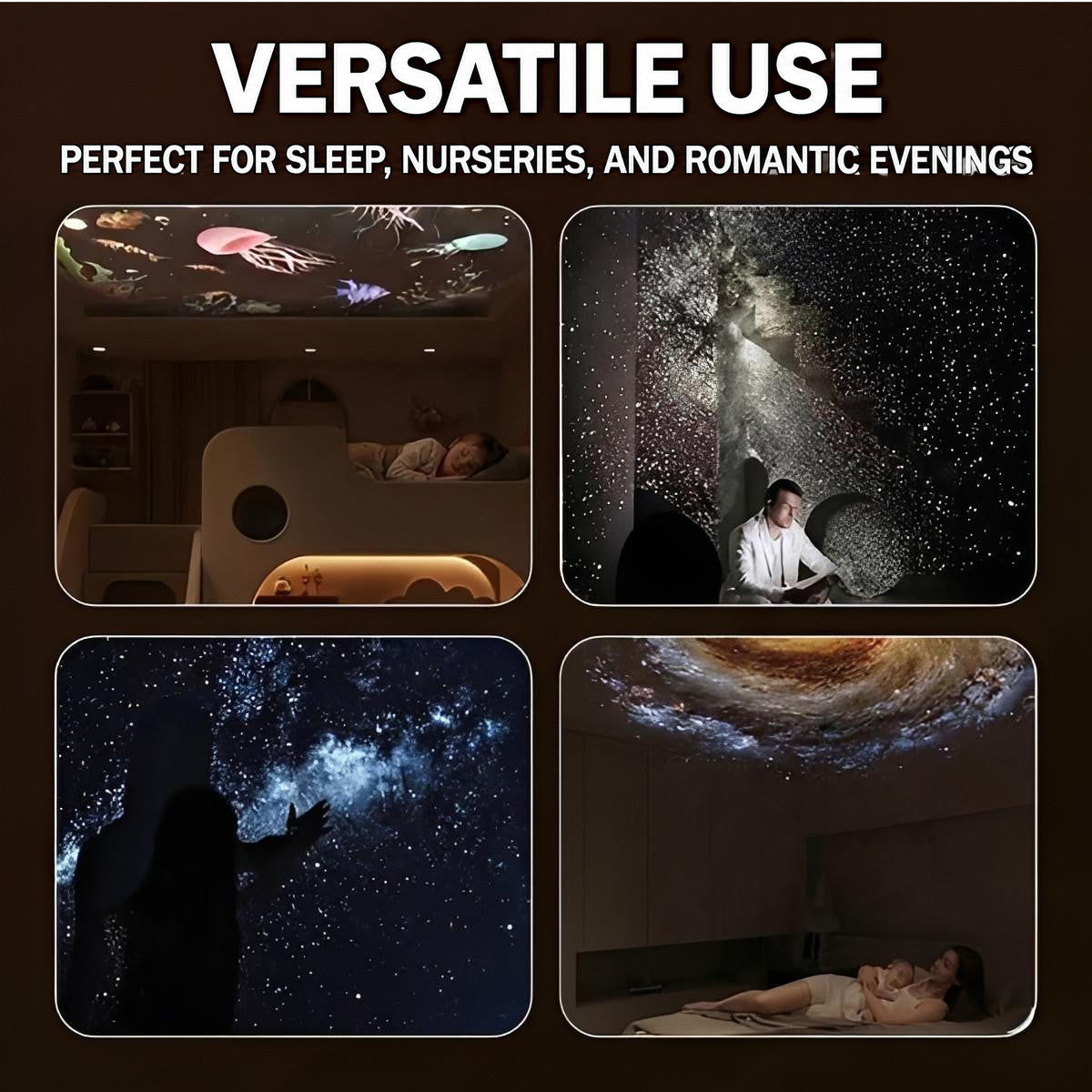Star Projector Night Light with Interchangeable Films - view 4