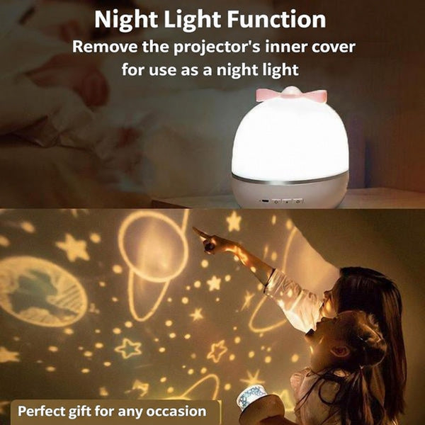 Star Projector Night Light with 6 Film Themes and Rotation - view 4