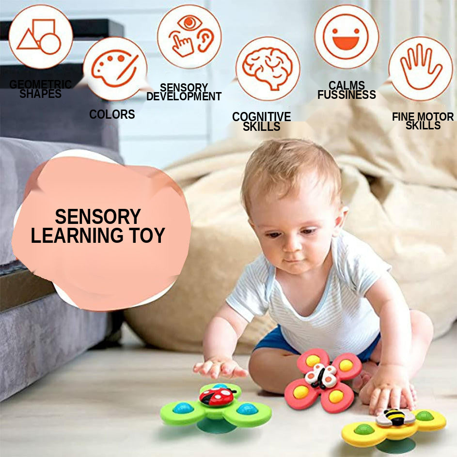 Suction Spinner Toy with Animal Designs for Babies - view 8