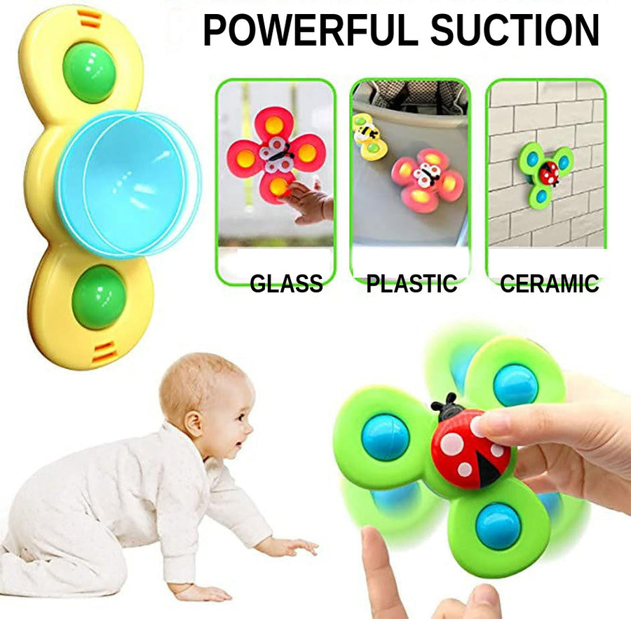 Suction Spinner Toy with Animal Designs for Babies - view 5