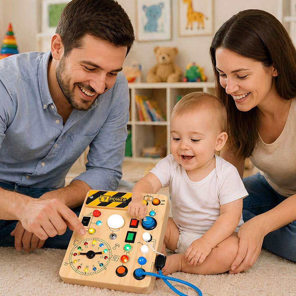 Busy Board with Lights and Switches for Toddlers - view 6