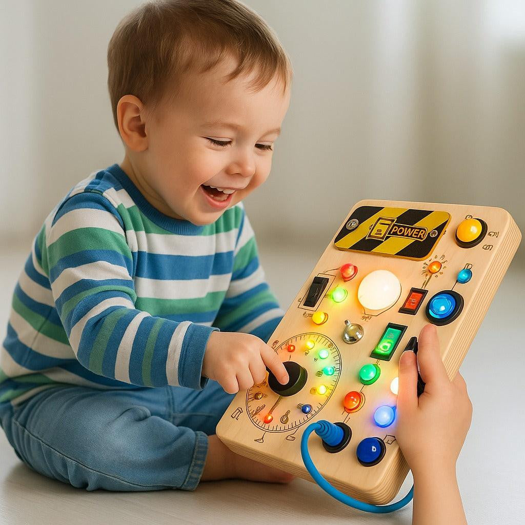 Busy Board with Lights and Switches for Toddlers - view 5