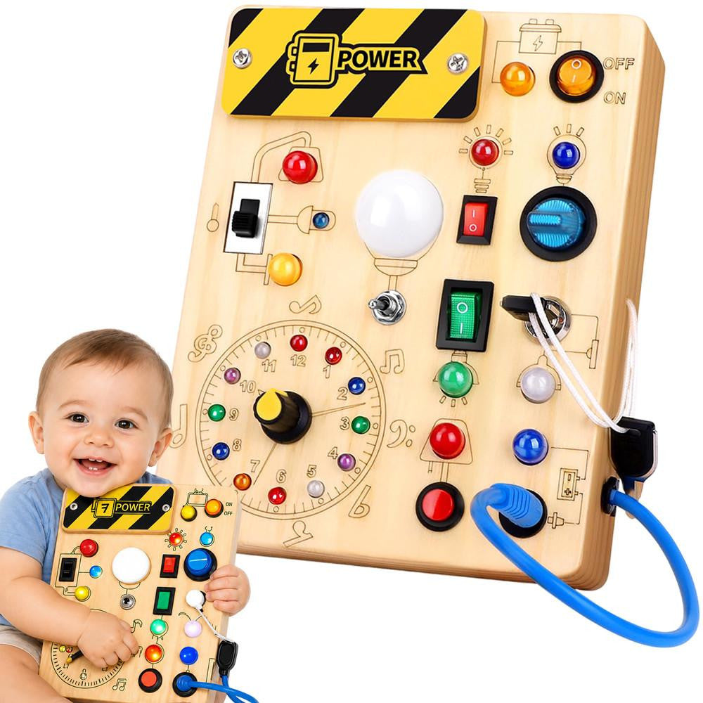 Busy Board with Lights and Switches for Toddlers - view 2