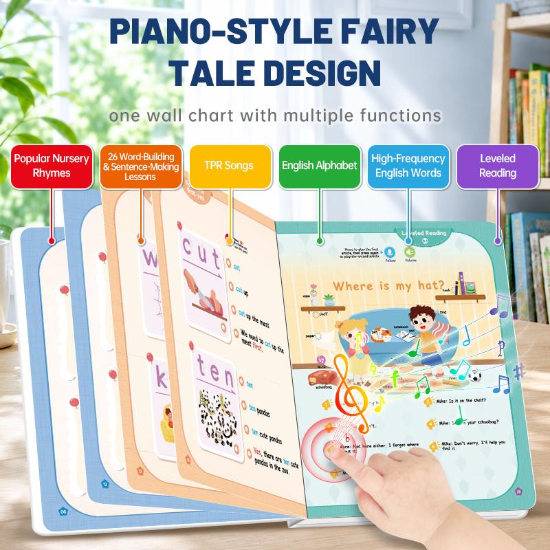 Inside the talking phonics book: word cards, phonics and a story page