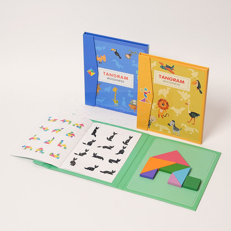 Montessori Magnetic Tangram Book