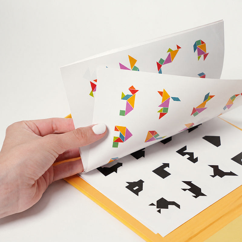 Montessori Magnetic Tangram Book