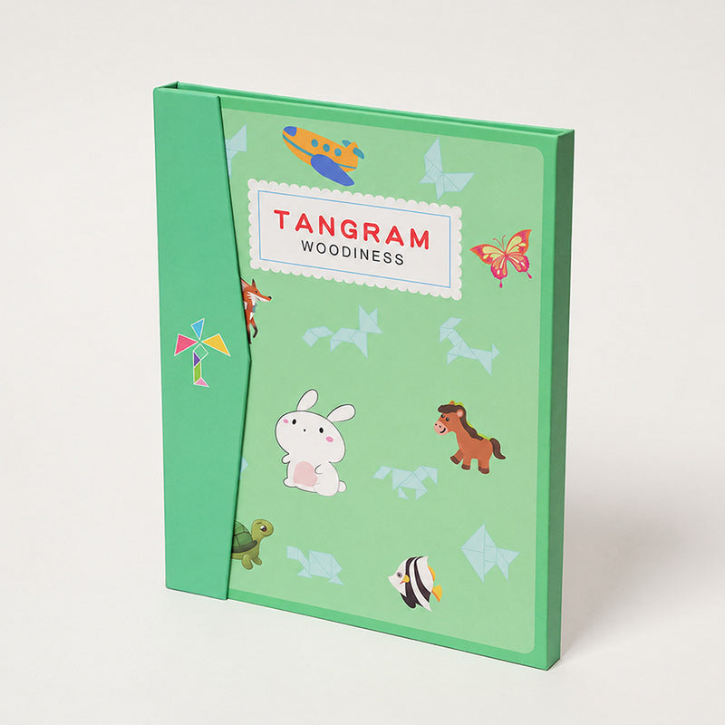 Montessori Magnetic Tangram Book