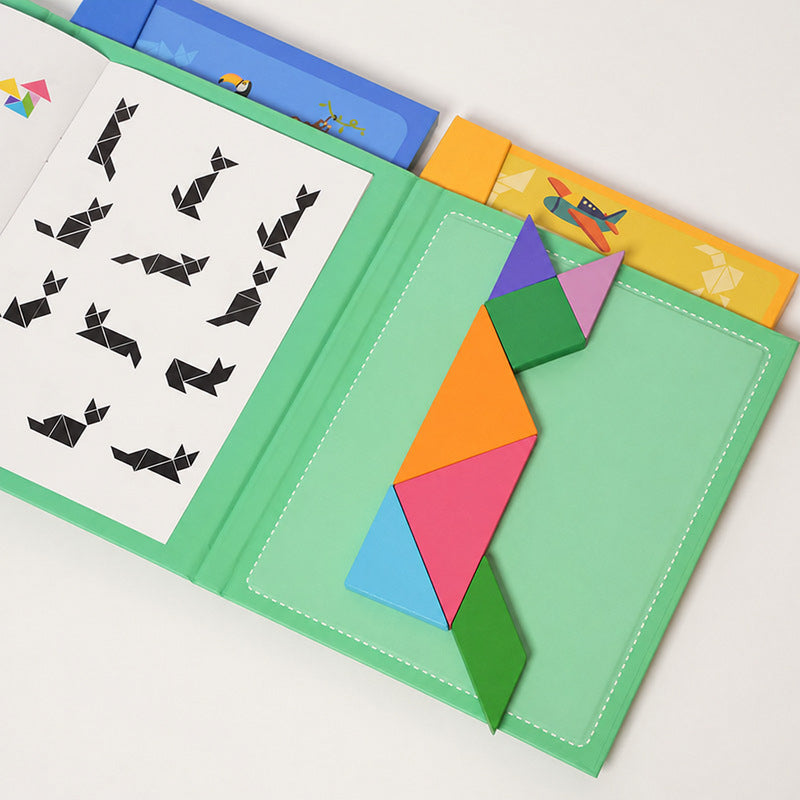 Montessori Magnetic Tangram Book