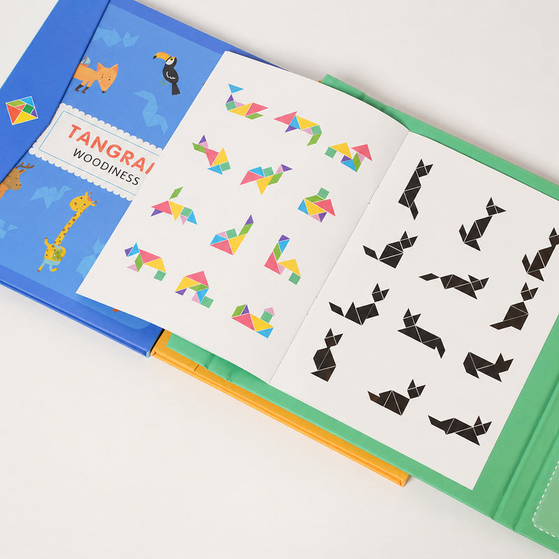 Montessori Magnetic Tangram Book