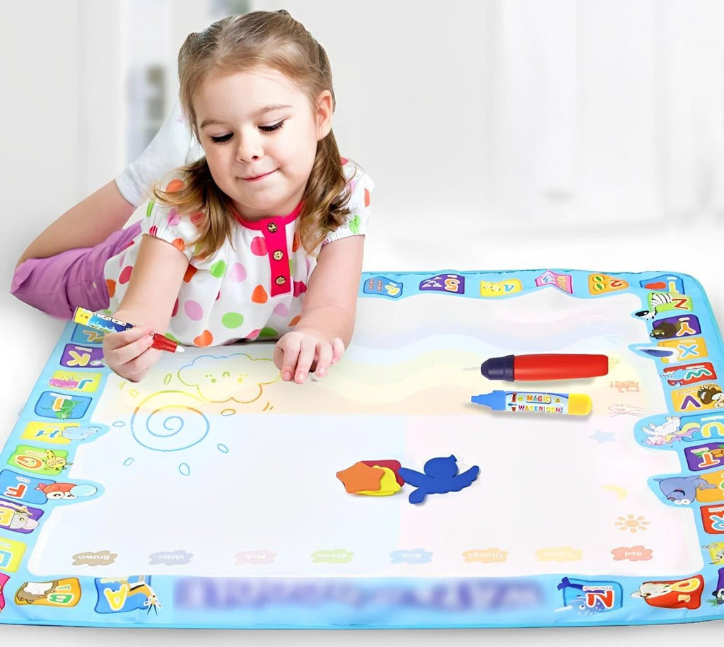 Water Drawing Mat with Educational Border and Accessories - view 8