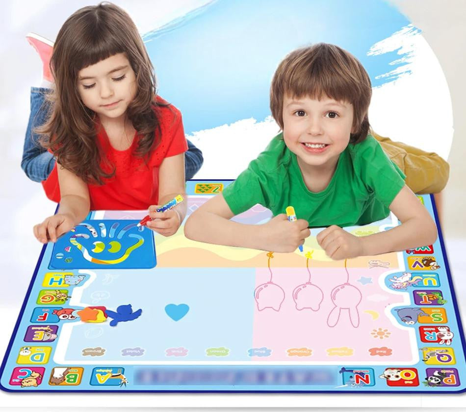 Water Drawing Mat with Educational Border and Accessories - view 9