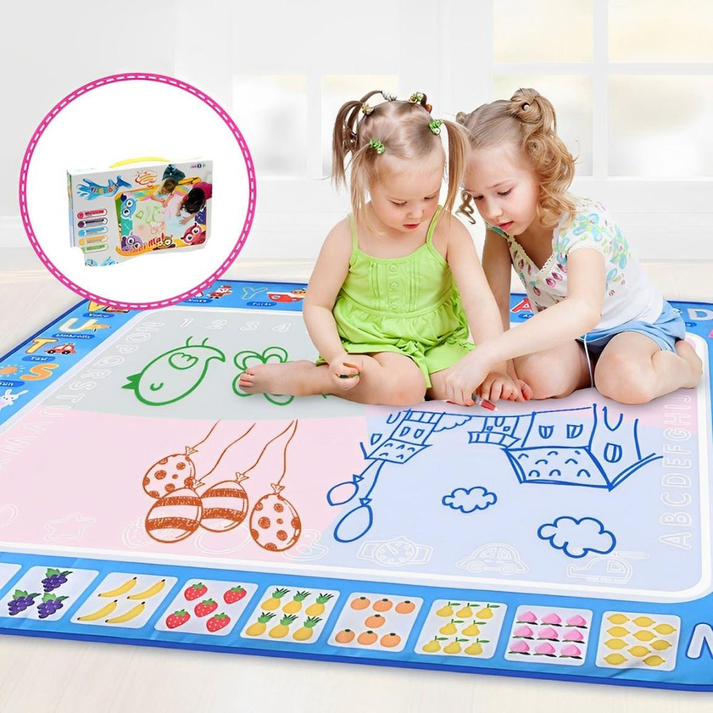 Water Drawing Mat with Educational Border and Accessories - view 7