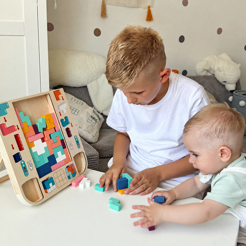 Montessori Drop & Stack Game