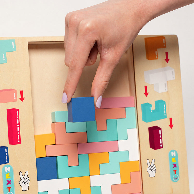 Montessori Drop & Stack Game