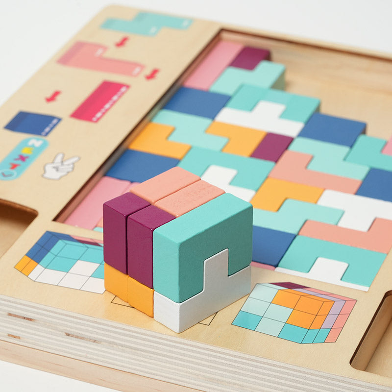 Montessori Drop & Stack Game