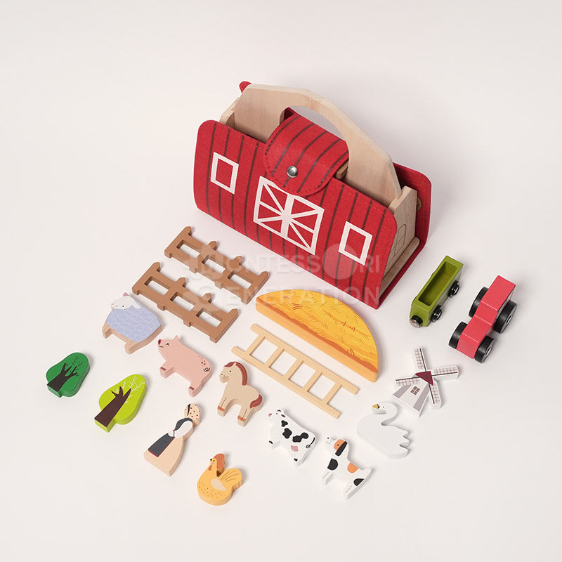 Montessori Traveling Farm Bundle