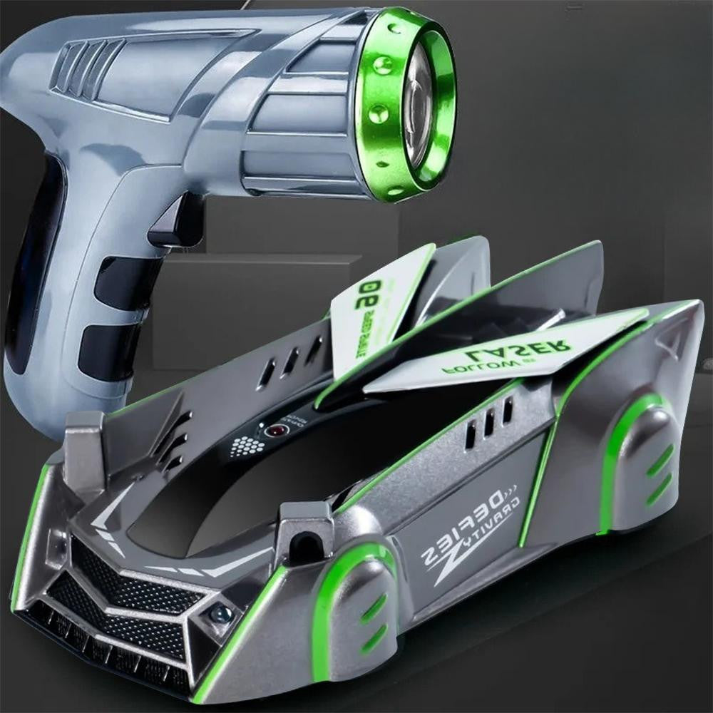 Wall Climbing RC Car with Laser Remote Control, Gray