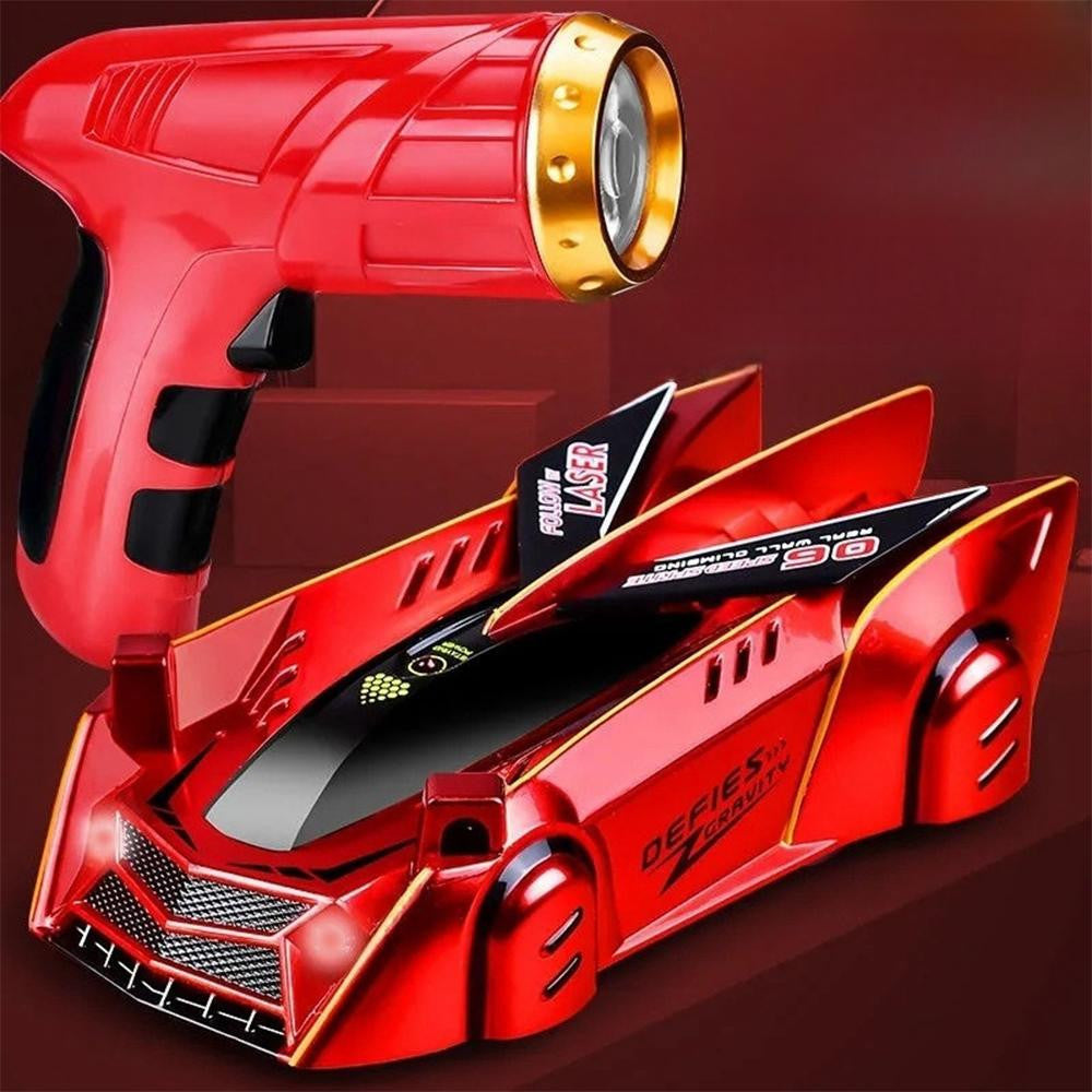 Wall Climbing RC Car with Laser Remote Control, Red