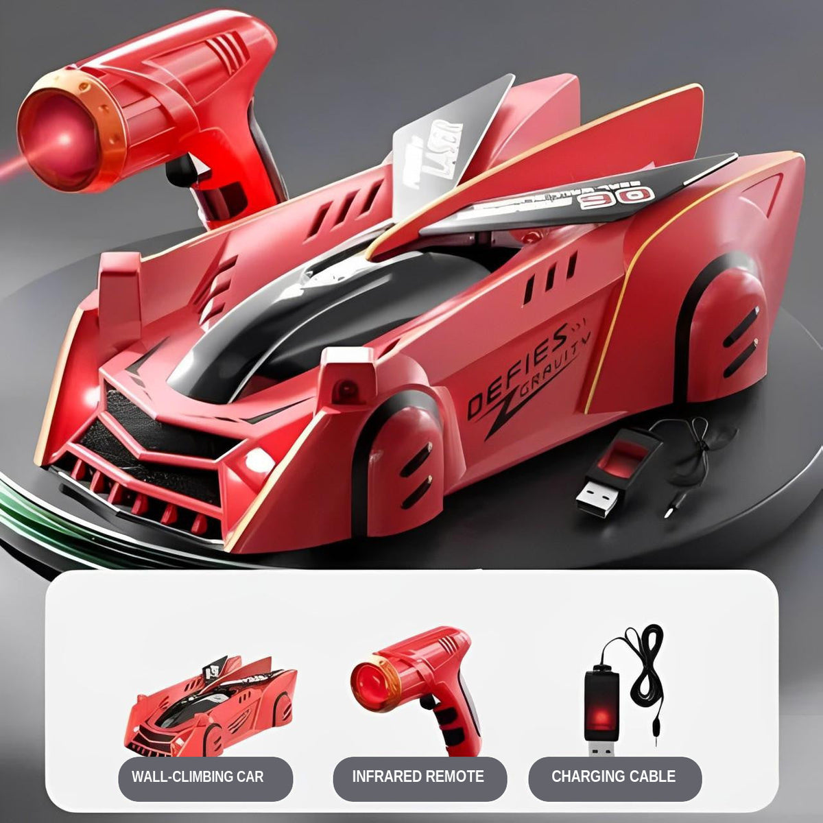 Wall Climbing RC Car with Laser Remote Control - view 6