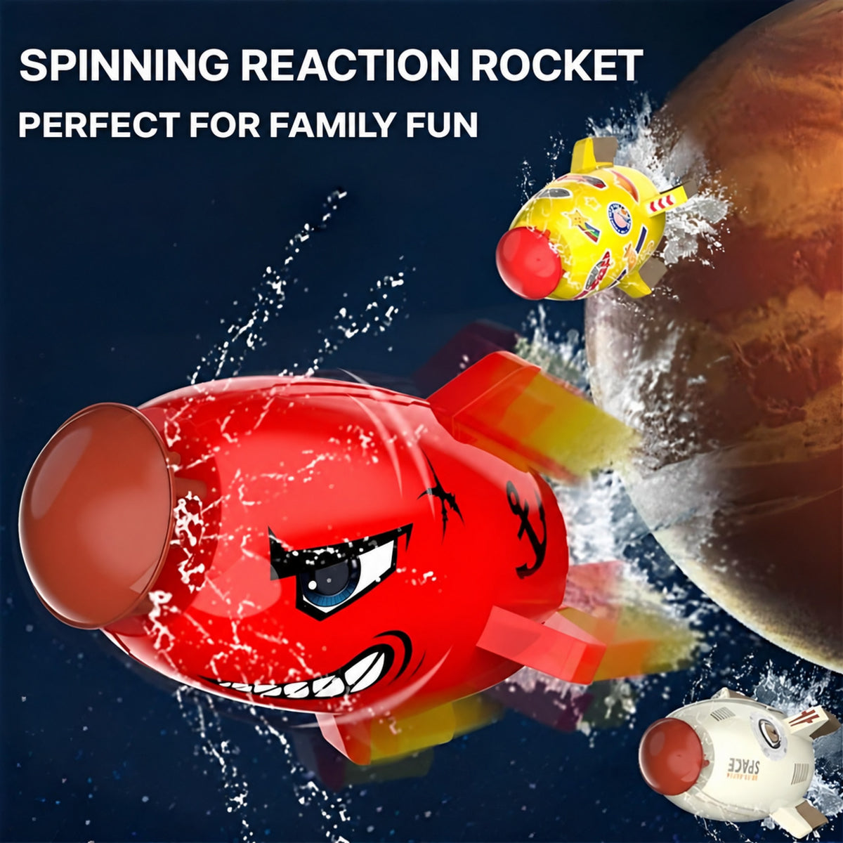 Water Rocket Launcher Toy with Adjustable Launch Base - view 4