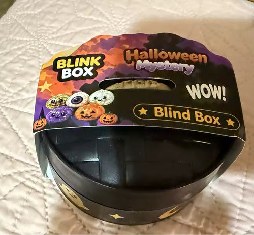 Customer photo: sealed Halloween mystery blind box before opening