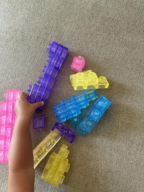 Customer photo of the Jelly Blocks soft building set (avis-02)