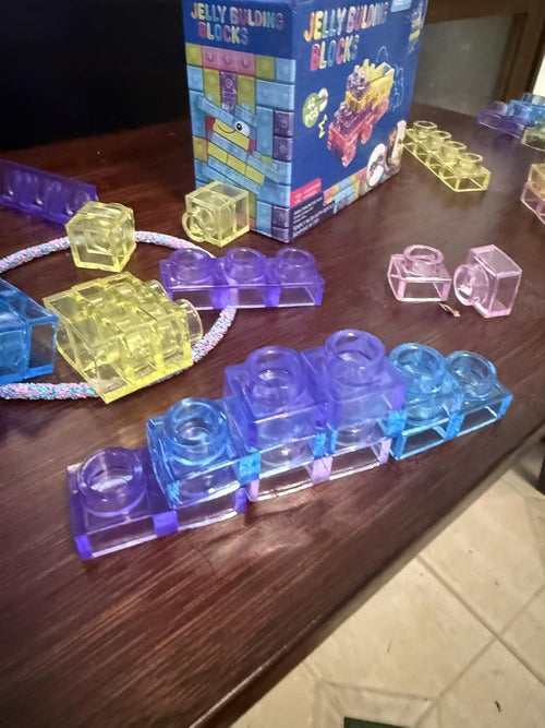 Customer photo of the Jelly Blocks soft building set (avis-07)