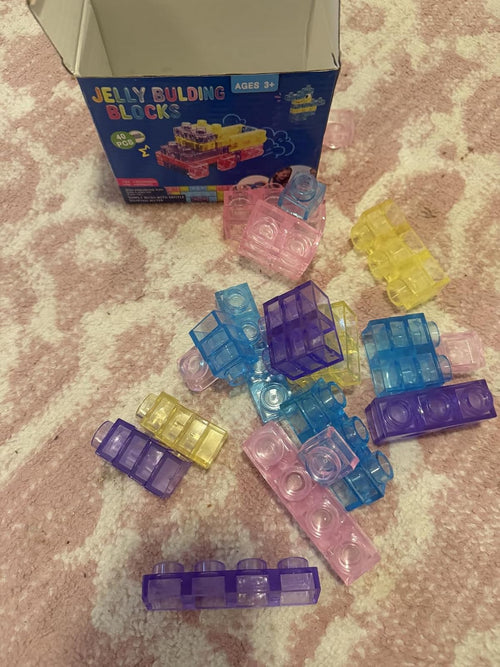 Customer photo of the Jelly Blocks soft building set (avis-11)