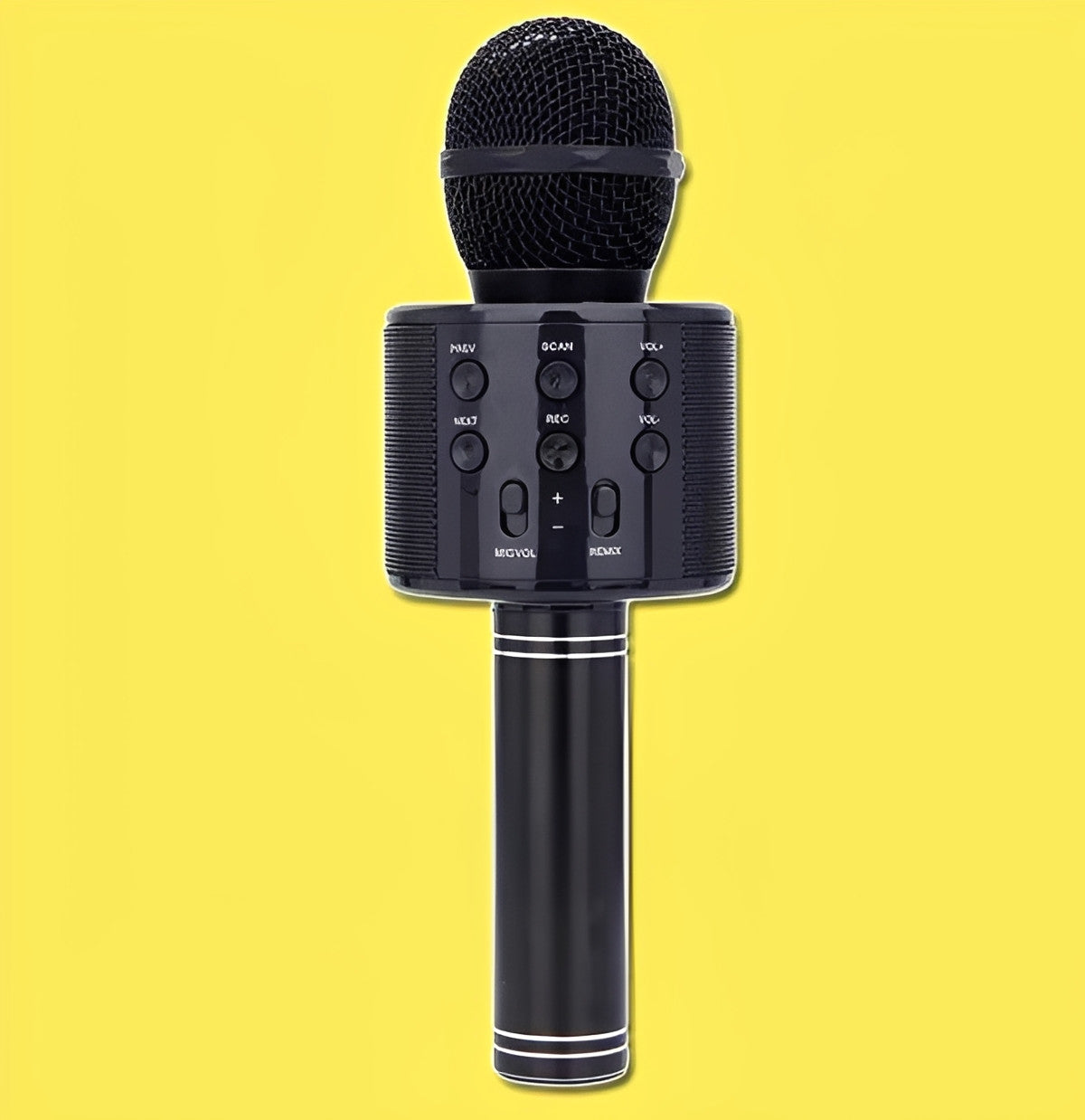 Wireless Karaoke Microphone with Bluetooth Speaker, Black