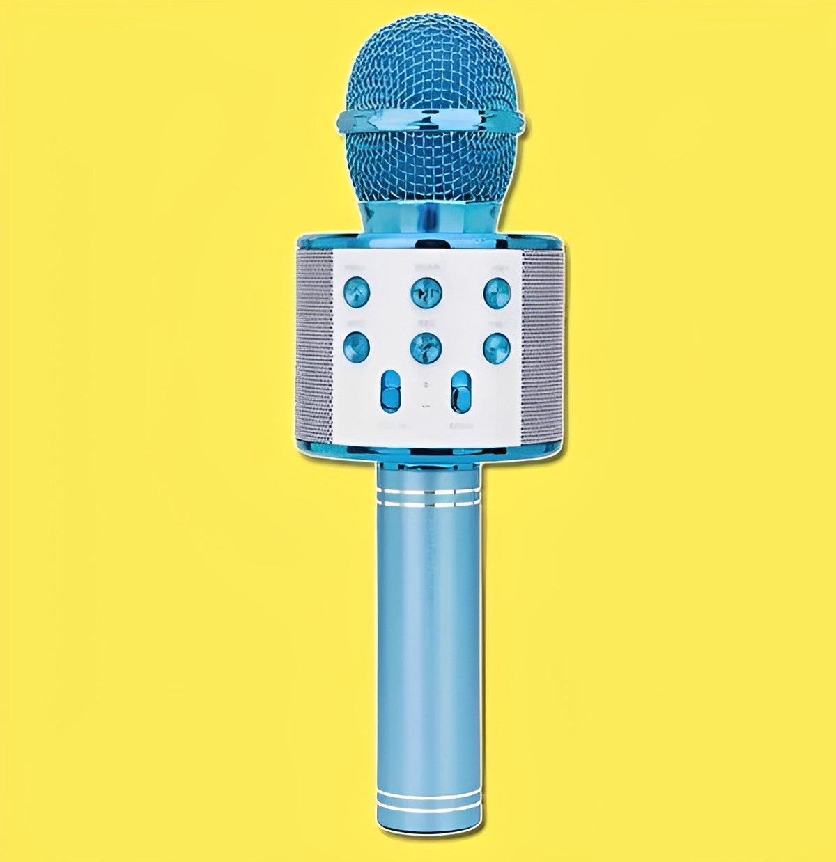 Wireless Karaoke Microphone with Bluetooth Speaker, Blue