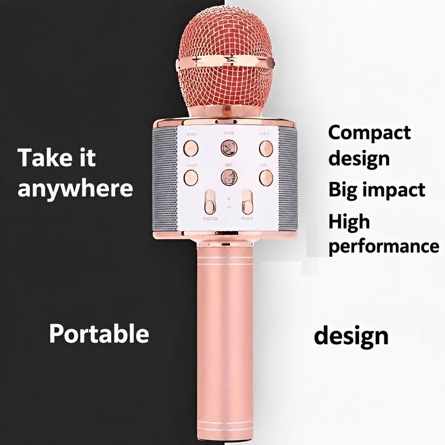 Wireless Karaoke Microphone with Bluetooth Speaker - view 4