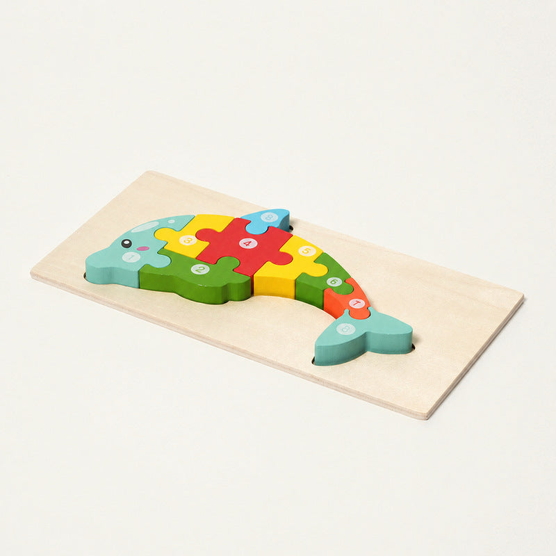 Montessori Wooden Puzzles (4 Pack)