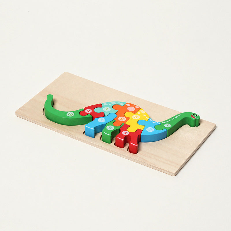 Montessori Wooden Puzzles (4 Pack)