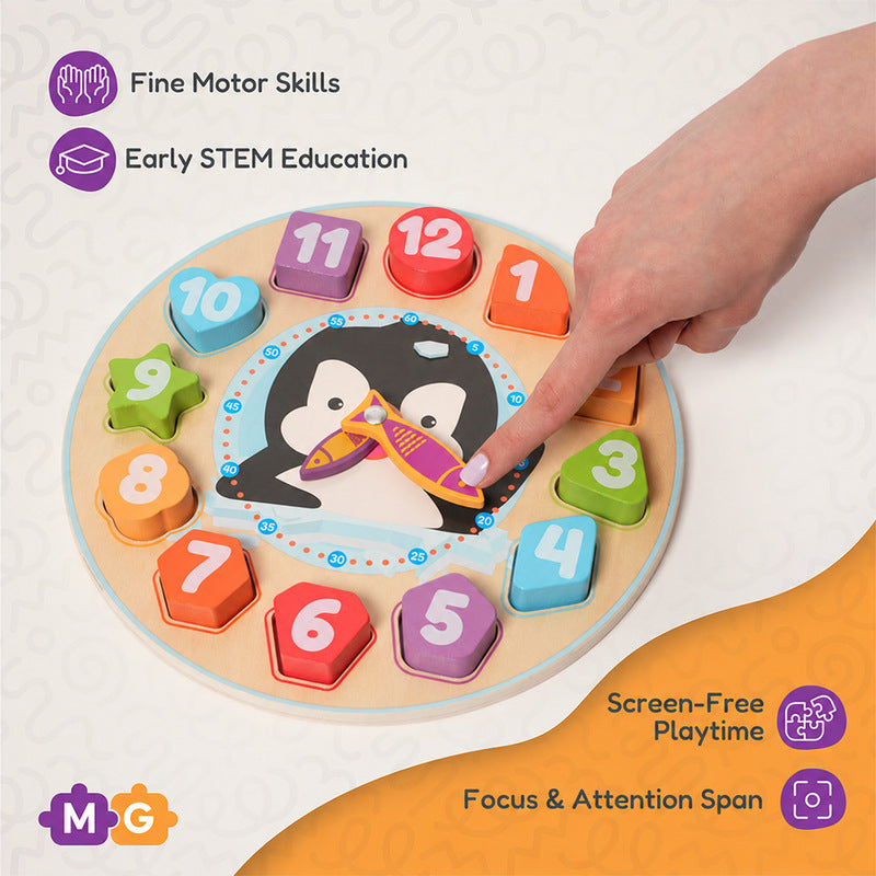 Montessori Penguin's Clock