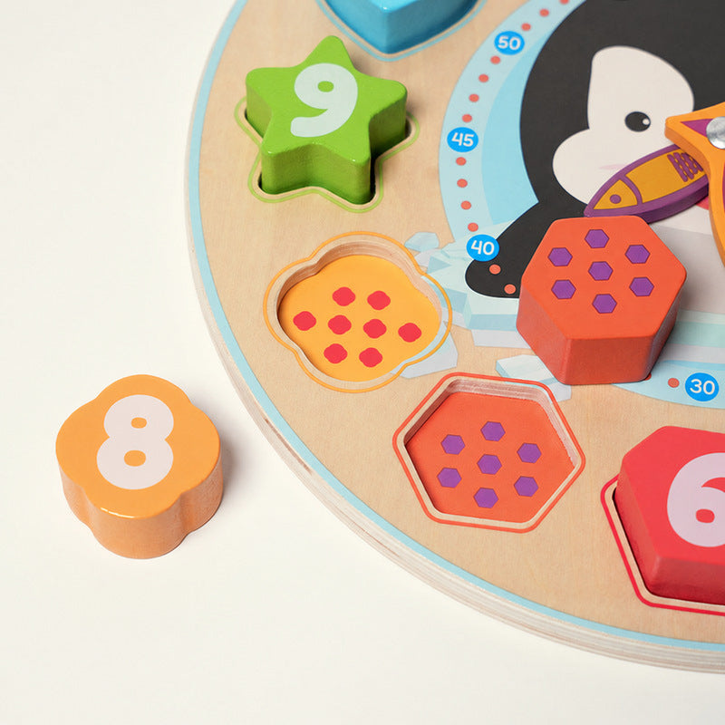 Montessori Penguin's Clock