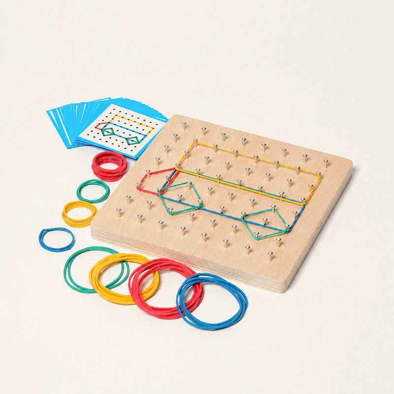 Montessori Wooden Geoboard