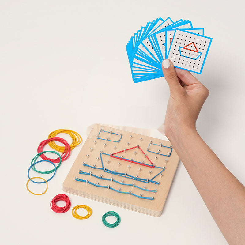Montessori Wooden Geoboard