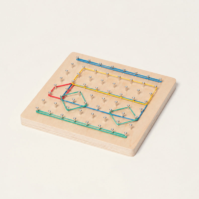 Montessori Wooden Geoboard