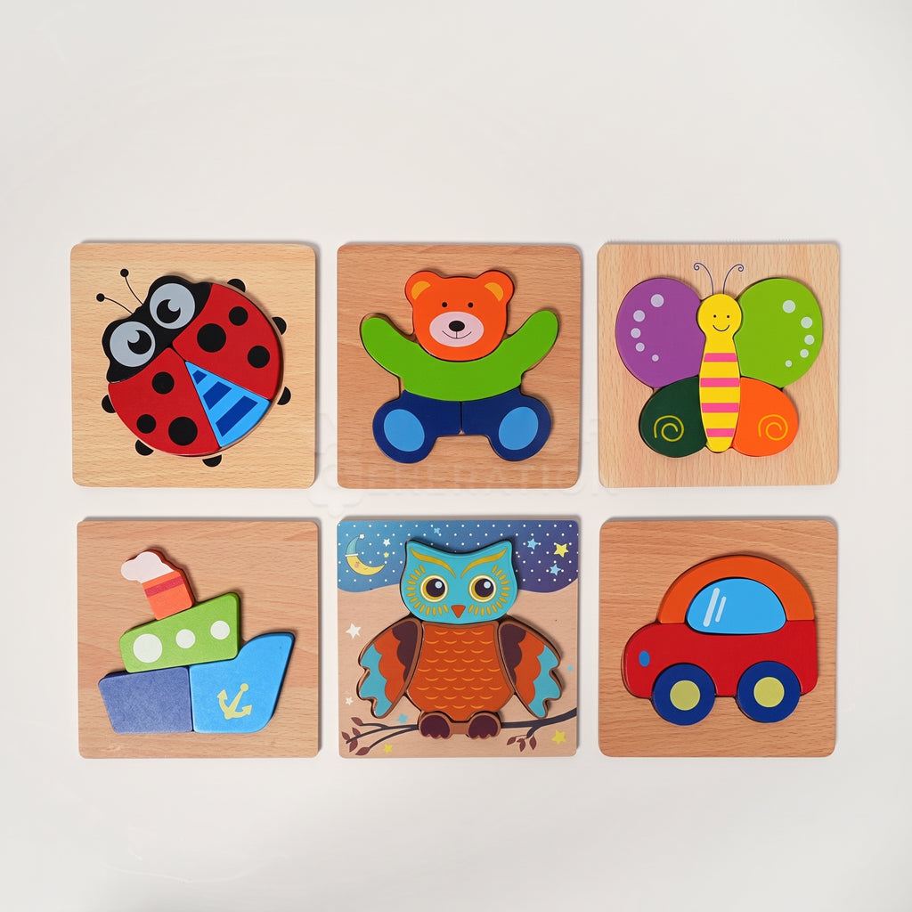 Montessori Happy Puzzles (6 Pack)