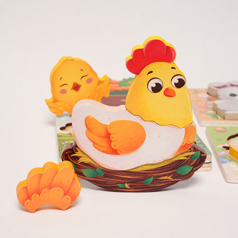 Montessori Easter Puzzles (4 Pack)