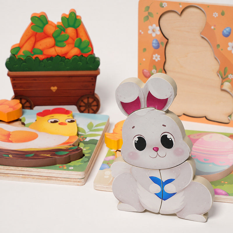 Montessori Easter Puzzles (4 Pack)