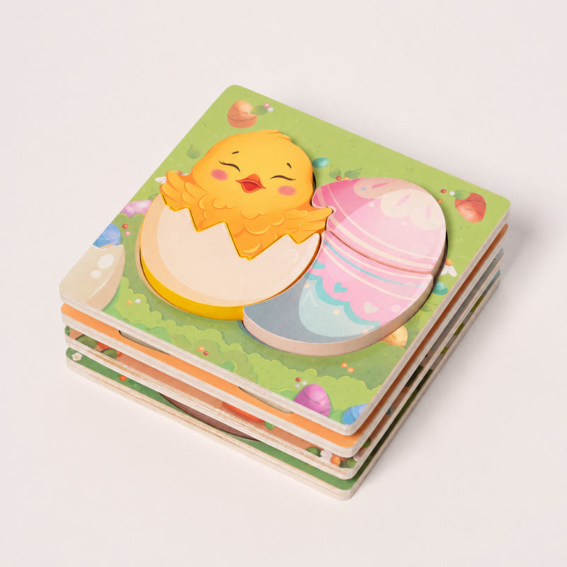 Montessori Easter Puzzles (4 Pack)